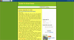 Desktop Screenshot of dealguide.blogspot.com