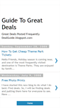 Mobile Screenshot of dealguide.blogspot.com