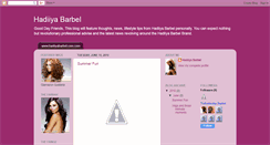 Desktop Screenshot of hadiiyabarbel.blogspot.com