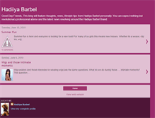 Tablet Screenshot of hadiiyabarbel.blogspot.com