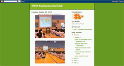 Desktop Screenshot of hyss-envclub.blogspot.com