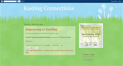 Desktop Screenshot of kastingconnections.blogspot.com