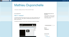 Desktop Screenshot of mathieuduponchelle.blogspot.com