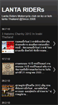 Mobile Screenshot of lanta-riders.blogspot.com