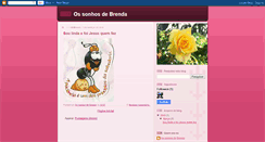 Desktop Screenshot of brendaeseussonhos.blogspot.com
