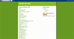 Desktop Screenshot of maleficone.blogspot.com