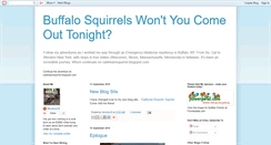 Desktop Screenshot of buffalosquirrels.blogspot.com