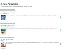 Tablet Screenshot of anewparacletes.blogspot.com