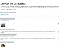Tablet Screenshot of commonanduneducated.blogspot.com