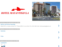 Tablet Screenshot of hotelmayantigo.blogspot.com