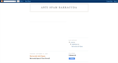 Desktop Screenshot of antispambarracuda.blogspot.com