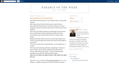 Desktop Screenshot of parableoftheweek.blogspot.com