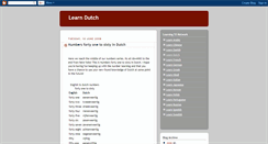 Desktop Screenshot of learndutch-55.blogspot.com