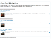 Tablet Screenshot of carscarsandonlycars.blogspot.com