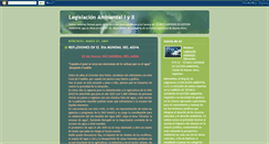 Desktop Screenshot of legislacionambiental.blogspot.com