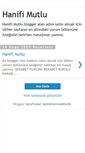 Mobile Screenshot of hanifimutlu.blogspot.com