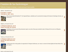 Tablet Screenshot of caminodelasluciernagas.blogspot.com