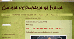 Desktop Screenshot of cucinaperuviana-by-mariella.blogspot.com