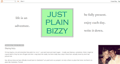 Desktop Screenshot of justplainbizzy.blogspot.com