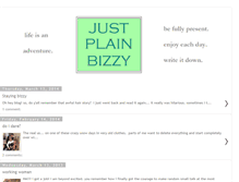 Tablet Screenshot of justplainbizzy.blogspot.com