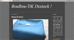 Desktop Screenshot of boubou-tik-destock.blogspot.com