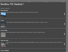 Tablet Screenshot of boubou-tik-destock.blogspot.com