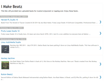 Tablet Screenshot of imakebeats2010.blogspot.com