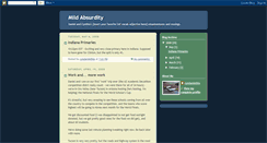 Desktop Screenshot of mildabsurdity.blogspot.com