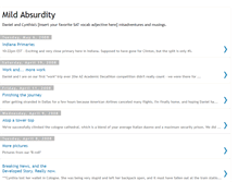 Tablet Screenshot of mildabsurdity.blogspot.com