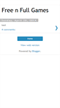 Mobile Screenshot of free-n-fullgames.blogspot.com
