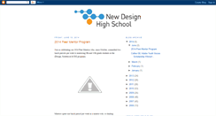 Desktop Screenshot of newdesignhighschool.blogspot.com