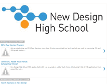 Tablet Screenshot of newdesignhighschool.blogspot.com