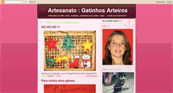 Desktop Screenshot of gatinhosarteiros.blogspot.com