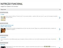 Tablet Screenshot of nutricaoclinicafuncional.blogspot.com