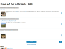 Tablet Screenshot of klaus-auf-kur-harbach2008.blogspot.com