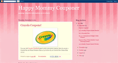 Desktop Screenshot of happymommycouponer.blogspot.com