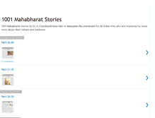 Tablet Screenshot of 1001mahabharatstories.blogspot.com