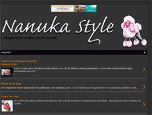 Tablet Screenshot of nanukastyle.blogspot.com