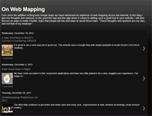 Tablet Screenshot of onwebmapping.blogspot.com