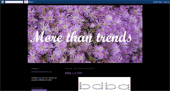 Desktop Screenshot of morethantrends.blogspot.com