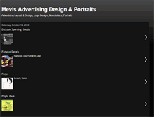 Tablet Screenshot of mevisdesign.blogspot.com