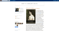 Desktop Screenshot of amyslibraryblog.blogspot.com