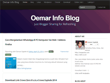 Tablet Screenshot of oemar-info.blogspot.com