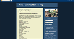 Desktop Screenshot of poets-square-neighborhood.blogspot.com