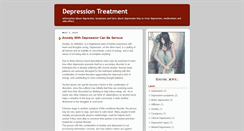 Desktop Screenshot of depressiontreats.blogspot.com