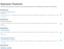 Tablet Screenshot of depressiontreats.blogspot.com