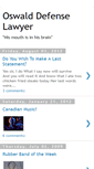 Mobile Screenshot of oswalddefenselawyer.blogspot.com