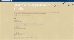 Desktop Screenshot of marrakechappartementgueliz.blogspot.com