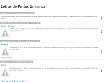 Tablet Screenshot of letrasdepontosumbanda.blogspot.com