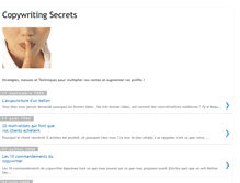 Tablet Screenshot of copywritingsecrets.blogspot.com